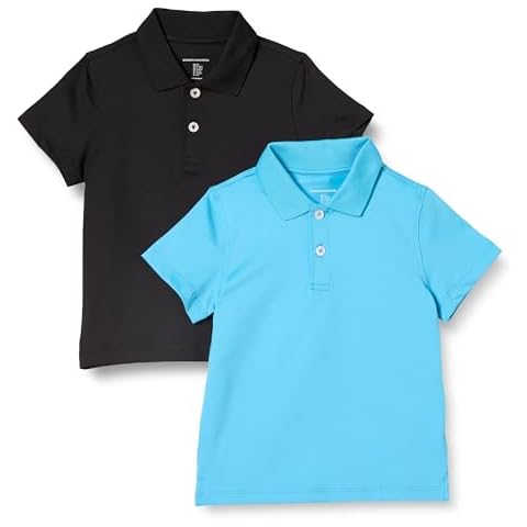Amazon Essentials Boys' Active Performance Polo Shirts Cover