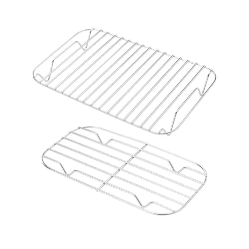 バーベキューパンケーキ冷却ラック1個、家庭用キッチン、毎日のベーキングツール、屋外ピクニック(Large)