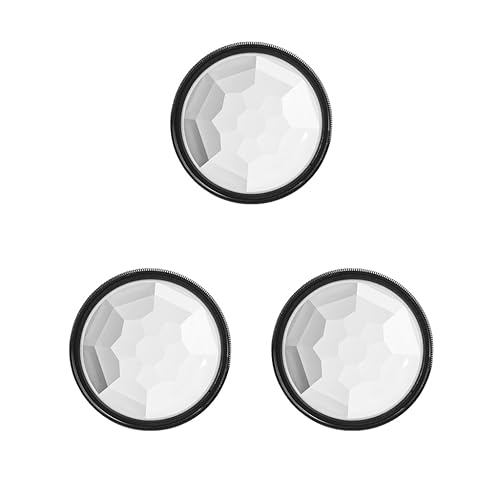 Filtre pour objectif 49 mm pack de 3 protections universelles pour objectifs de reflex et hybride