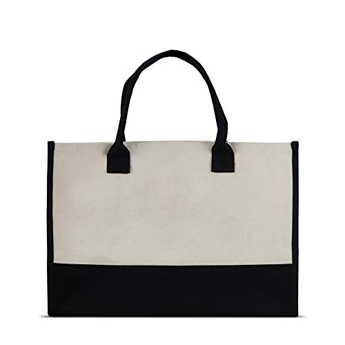 Bolsa tote chic de lona 100% algodón personalizada miniatura 2