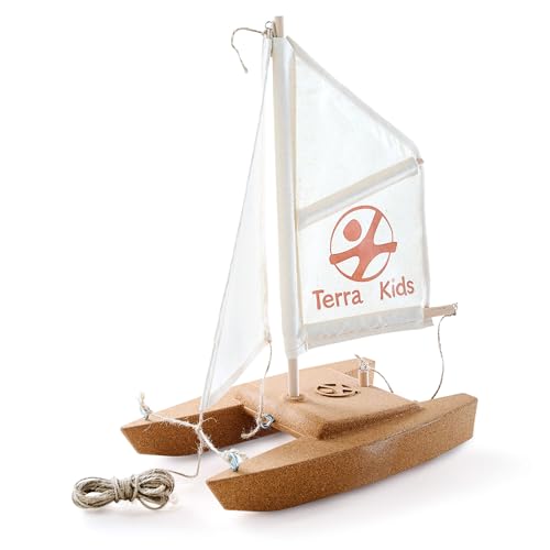 HABA 306315 - Terra Kids Katamaran-Bausatz, Bastel- und Hobbyset