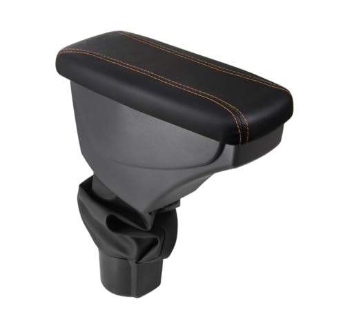 Apoio de Braço Compatível com Duster/Oroch courvin preto cost. laranja (2021/...)