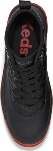 Keds Women's Soho Boot, Black/Red Quilted Nylon, 6 Medium - image 4