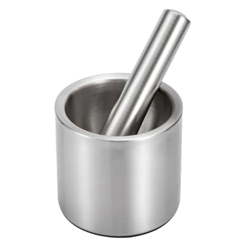 Machacadores de ajo de cocina juego de cuenco de molienda de acero inoxidable 304 seguro e inodoro