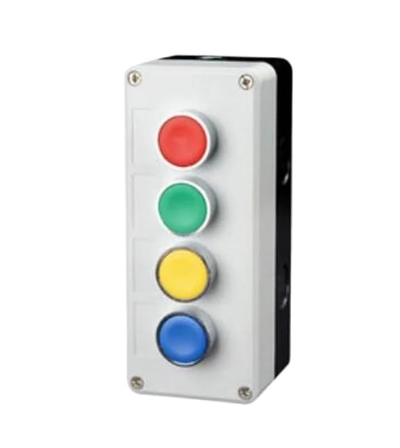 Boîte de commande industrielle XB2 bouton en métal pour système de convoyeur