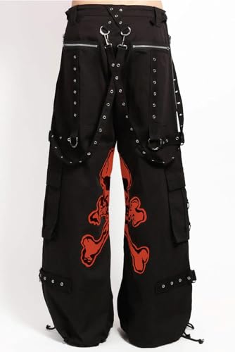 Mega Skull Pants [BLACK/RED]3