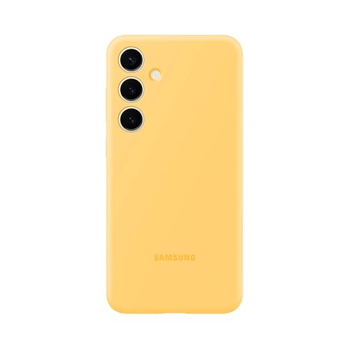 Image of SAMSUNG Galaxy S24+ Plus Silicone Phone Case, Protective Cover with Color Variety, Smooth Grip, Soft and Sleek Design, Snug Fit, US Version, EF-PS926TYEGUS, Yellow