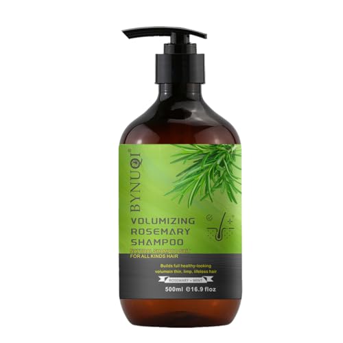 Image of Rosemary Shampoo for Hair Growth, High-Rosemary Volumizing Shampoo for Thin & Fine Hair, Sulfate Free Amino Acid Shampoo with Moringa, Hibiscus & Aloe Vera, Scalp Care for Oily Roots, 16.9 Fl Oz