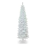 National Tree 6 Foot White Iridescent Tinsel Tree with Metal Stand (TT33-713-60)