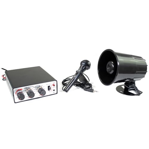 Animal Noise & Police Siren Rainbow Horn 12V (complete with Microphone)