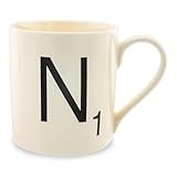 N Scrabble Alphabet Mug Coffee Hot Beverage Cup