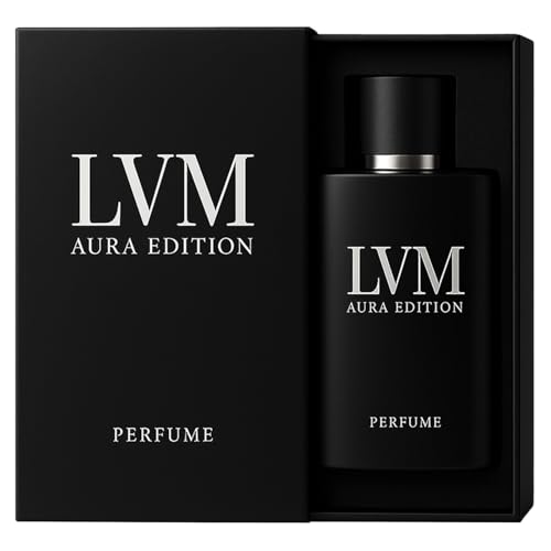 LVM AURA Cologne for Men, Pheromone Perfume, Enhance Social Attraction & Confidence, Fresh, Woody, & Fragrance, Long-Lasting 50ML