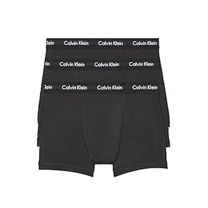 Calvin Klein Calzoncillos tipo bóxer elásticos de algodón para hombre (3 unidades)