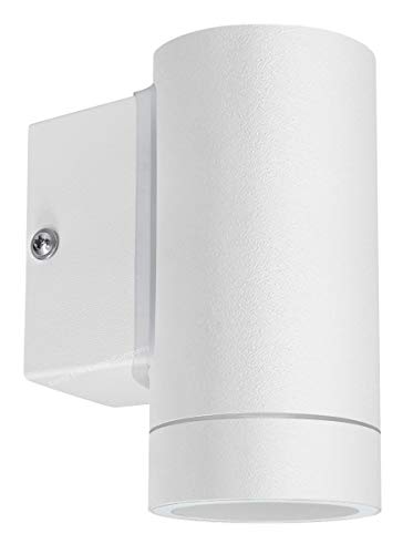 Long Life Lamp Company ZLC053W - Lámpara de pared para exteriores (acero inoxidable, IP65, interior)