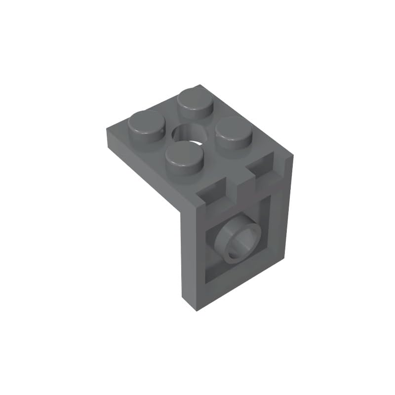 GDS-1057 Bracket 2x2-2x2 50PCS Compatible with Lego Toy 3956 35262 6019212 DIY Parts and MOC Components for Major Brick Brands Color:Dark Bluish Gray โ image 1