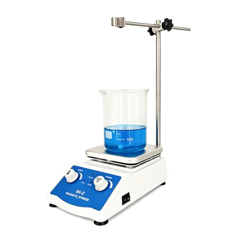 Image of Magnetic Stirrer Hotplate, 280°C 2600RPM Digital Lab Stirrer with Stir Bar