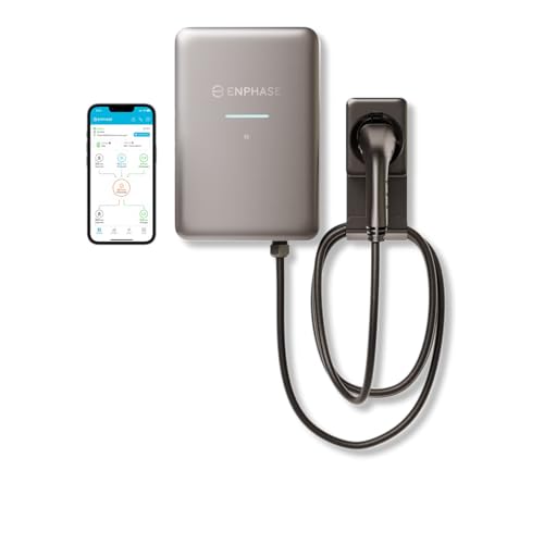 Enphase IQ EV Charger 2 Wired Three Phase / Single Phase Type 2 230V up to 22kW Wi-Fi BLE Ethernet