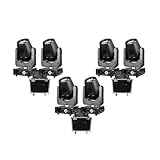 Beam Sharpy 230W 7R Moving Head Light Stage Disco Beam Wash Spot Compatible 8 and 16 Prism Options 1 to 10 Pieces(6 Light 3 Case)