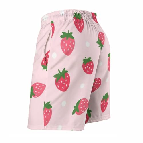 Mens Swimwear Swim Trunks with Pocket, Mesh Lining Beach Shorts with Drawstring Quick Dry Board Shorts4