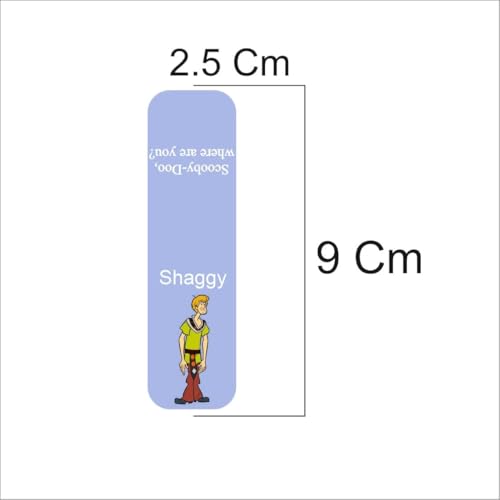 Image of Zesta Magnetic Bookmark Set of 7 | Aesthetic Book Mark for Reading | Cute Anime Bookmarks for Kids, Students | Book Accessories for Novels, Gifts for Readers(Cartoon, 9X2.5 Cms)