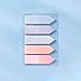 UUYYEO 725 Pcs Clear Page Tabs Sticky Note Tabs Book Page Markers Colorful Index Tabs Small Planner Tabs Self Stick Dividers Transparent Folder Flags Pink and Purple
