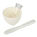 Beauty Artisan SMALL Flexible Rubber Bowl Facial Mask Bowl Silicone mix (White)