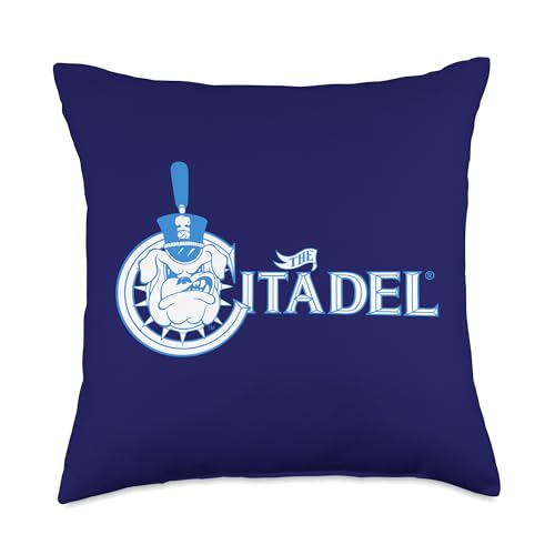The Citadel Bulldogs | Official NCAA University | RYLCIT06 Throw Pillow