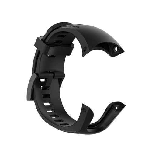 INF Bracelet compatible avec Suunto 5, bracelet en silicone, bracelet de remplacement, bracelet de montre en silicone, design classique et chic, idéal pour un usage quotidien – vue 5