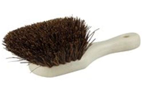 Image of Weiler 79101 8 inch Utility Scrub Brush, Palmyra Fill, Short Handle, Foam, Block, Made in The USA (Pack of 12)
