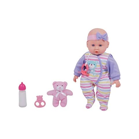 Dream Collection 14" Baby Doll Maggie with Teddy Cover