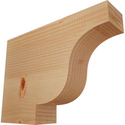 3 1/2"W x 12"H x 16"L Newport Smooth Rafter Tail, Douglas Fir