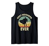 Mejor vecino nunca regalo - divertido vecinos de superhéroes vintage Camiseta sin Mangas