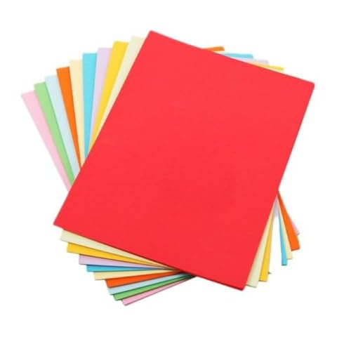 A4 Coloured Card Pack 220g, 10 Colours Cover