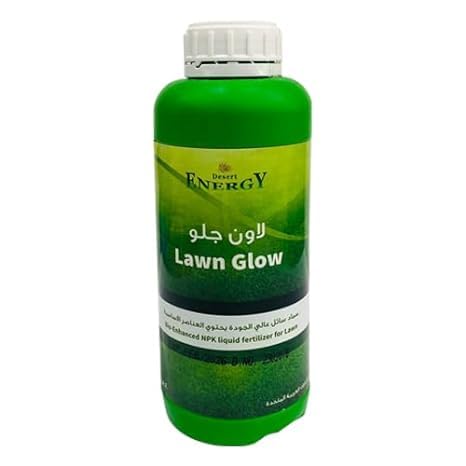 Desert Energy Lawn Glow NPK 16% - 8% - 4% Bio-Enhanced liquid Fertilizer for Lawn 1Ltr BY UAE Garden Deals