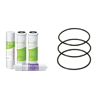 APEC Water Systems FILTER-SET-ESPH High Capacity Replacement Filter Set & Replacement ORing for ROES-50 3.5" OD Reverse Osmosis Water Filter Housings