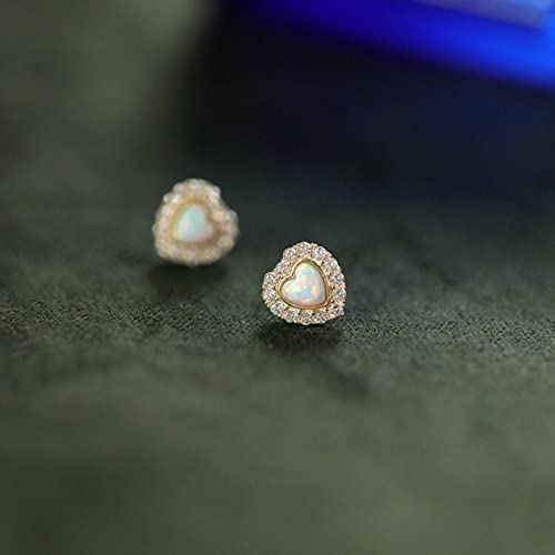 Boucles d'oreilles opale en argent 925 pour illuminer vos tenues romantiques