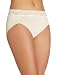 Bali Women's No Lines No Slip Hipster Panty with Lace Waistband