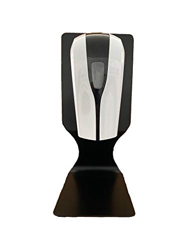 Desktop Hand Sanitizer Stand with Touch Free Dispenser (Black Powder Coat)