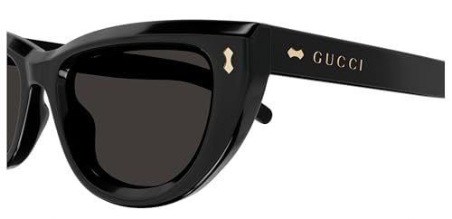Gucci GG1521S 001 Sunglasses Women's Black/Grey Cat Eye 51mm3