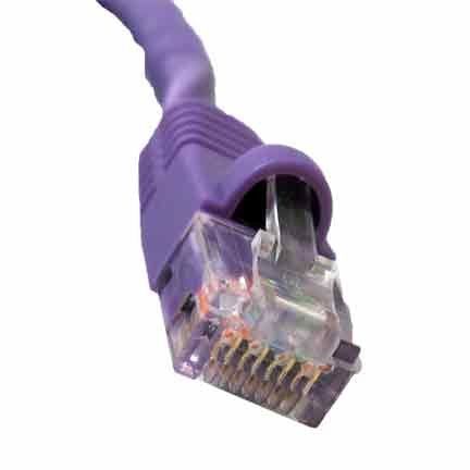 40ft Cat 5E Unshielded (UTP) Ethernet Network Cable - Purple