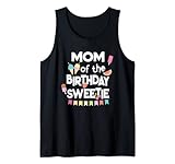 Mom Of The Birthday Sweetie - Bonita camiseta de dulces para madres, madres y madres de una hija joven que está celebrando su cumpleaños. Este diseño de piruleta o dulces es una gran idea para un tema de fiesta de cumpleaños familiar a juego.