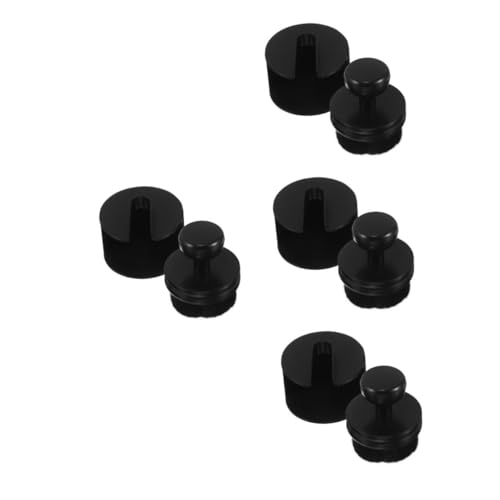 SOLUSTRE 4 Juegos Aplicador De Brillo De Neumáticos Adaptador Automático Cubierta De Coche Impermeable Llantas Brillantes Neumáticos Portátiles Neumáticos Brillantes Black Nylon