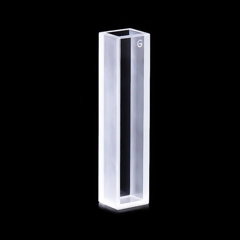 Cuve d'échantillon en verre de 6 ml pour mesures d'absorbance à trajet de 10 mm