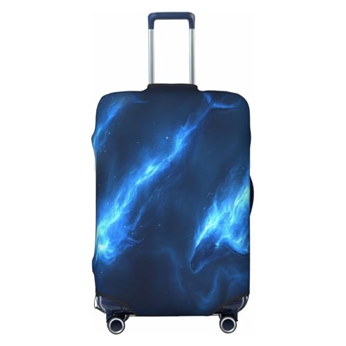 Fantasy Whale Durable Luggage Cover Suitcase Protector Anti-Scratch Luggage Cover Fits 18-32inch Luggage, Black, M