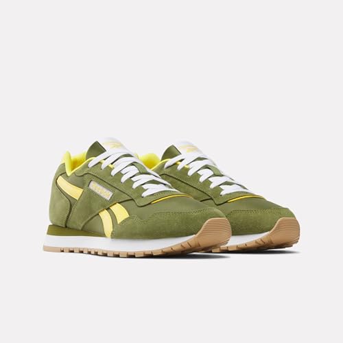 Reebok Men's Trainers / Sports Shoes, Earthy Green Golden Haze White, 10.5 US