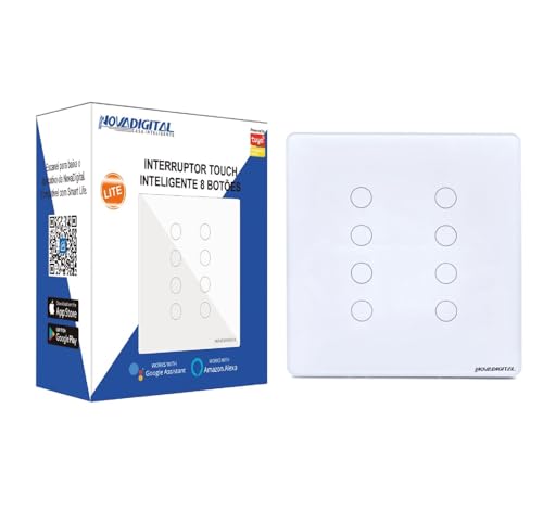 O Crescimento da Automação Residencial: Casas Inteligentes em 2025 5 Interruptor Inteligente Wi-Fi NovaDigital WS-US8 Para Automação R...
