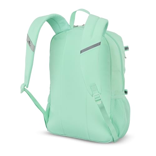 Image of High Sierra Everclass Backpack - Travel or Work Laptop Bookbag with 360 Reflectivity, Dual Water Bottle Pockets & Fits Laptops Up To 15.6 inch, One Size, BRIGHT MINT