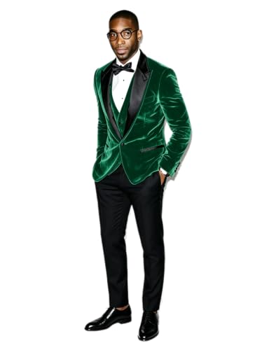Veste velours homme blazer un bouton revers en pointe pour costume d'affaires élégant