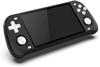 Petforu POWKIDDY RGB10 MAX 2 Handheld Games Console 5-inch (17000 Games 128G Black)