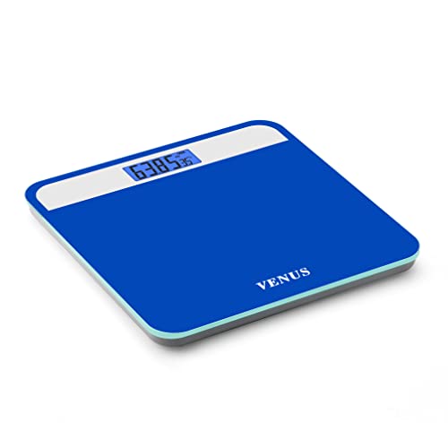Image of Venus (Made in India) Electronic Digital Personal Bathroom Weight Machine For Body Weight Upto 180 Kg Weighing Scale With 24 Months Warranty, Blue
